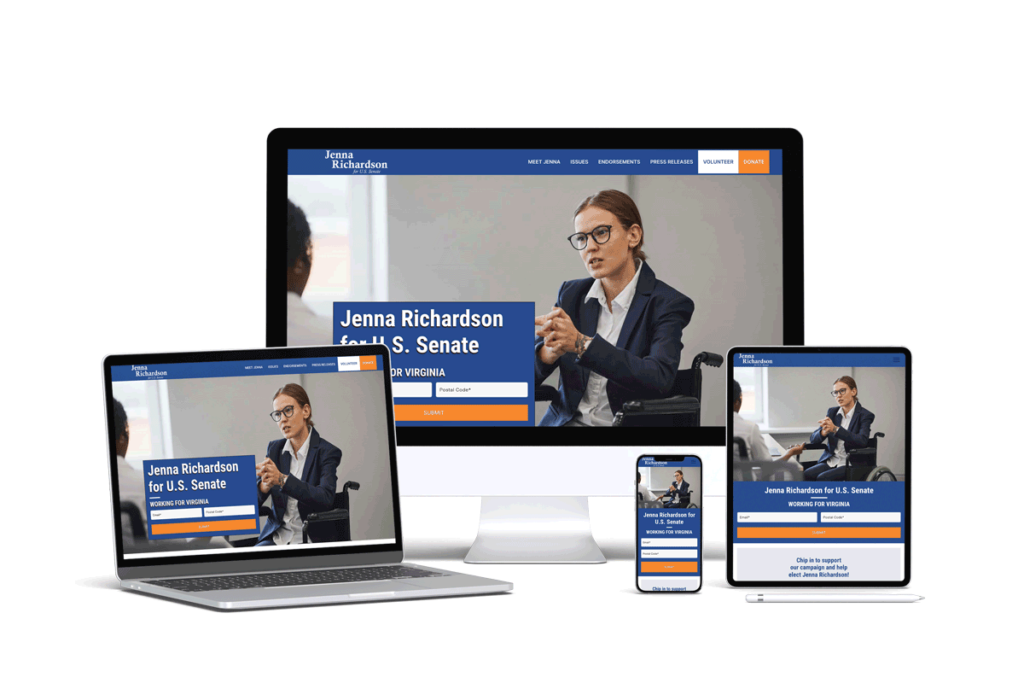 Jenna Richardson for U.S. Senate campaign website