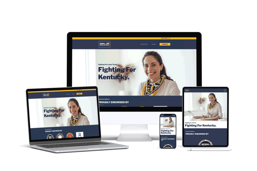 Anna Jones-Jefferson for Senate campaign website