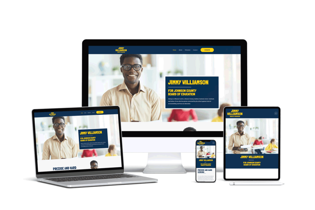 Jimmy Williamson for Board of Education campaign website