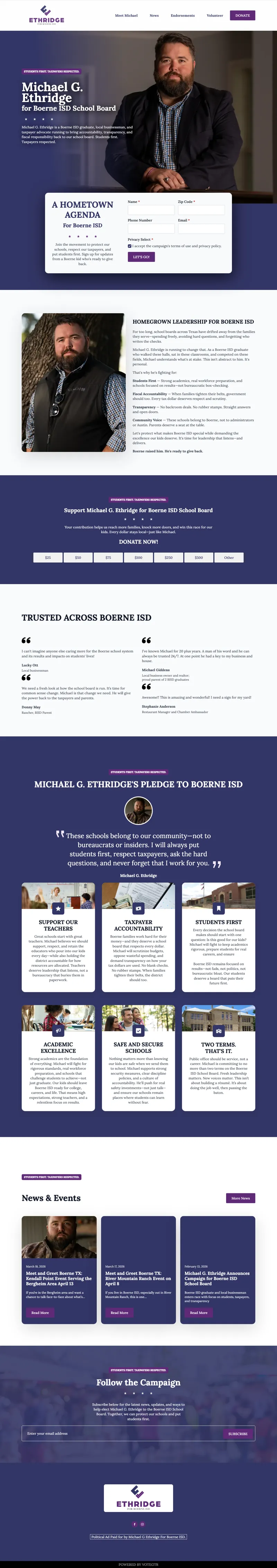 Michael for BISD laptop view